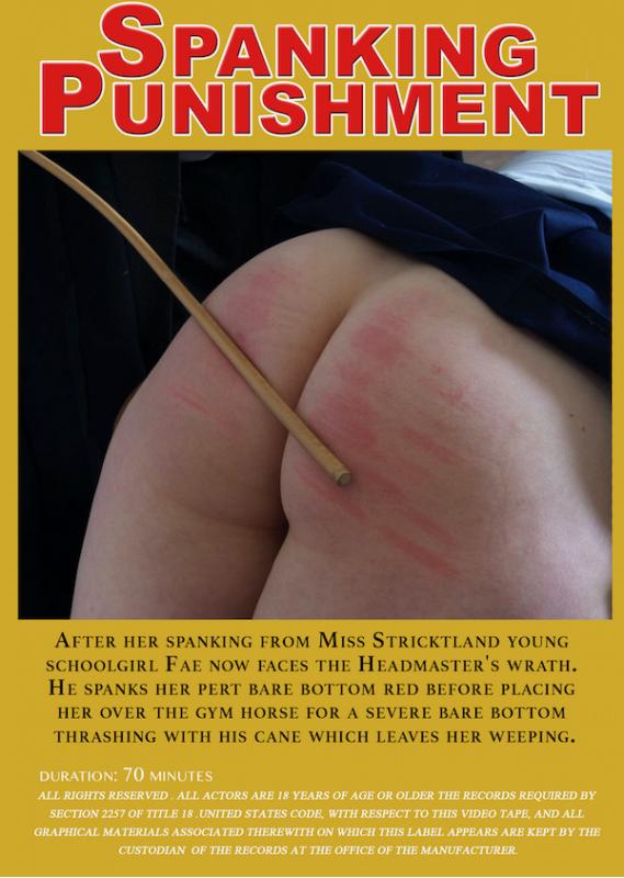 Spanking Punishment - Fae Corbin Faces the Headmaster's Cane