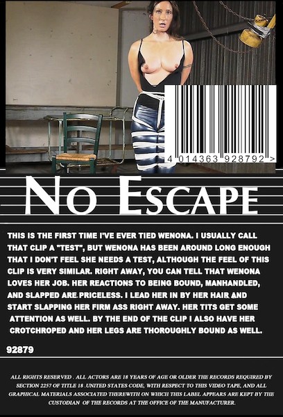No Escape - Reverse prayer hogtie for wenona