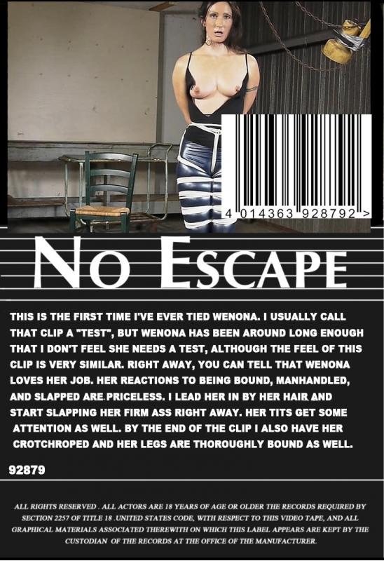 No Escape - Reverse Prayer Hogtie For Wenona