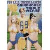 2 DVD's Grindhouse Triple Feature - Pro Ball Cheerleaders