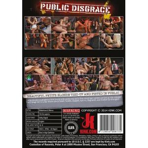 Beautiful Petite Blonde Tied-Up and Fisted in Public