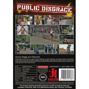 PUBLIC DISGRACE - Euro Beauty gets tied to a park bench