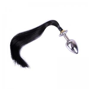 Buttplug with Horsetail - Black