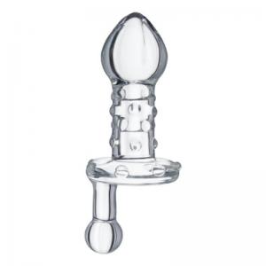 LILA GLASS BUTTPLUG