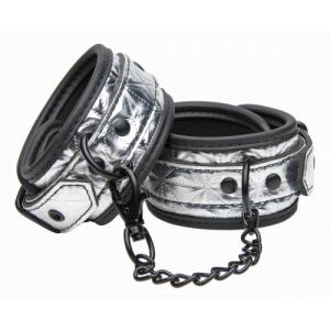 Cuffed Embellished Metallic Wrist Cuffs